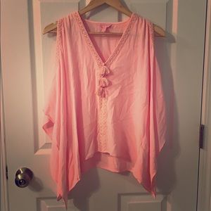 Lilly Pulitzer open shoulder top